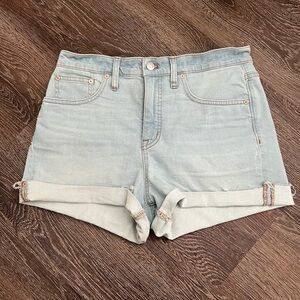 Madewell Prescott Lightwash Shorts